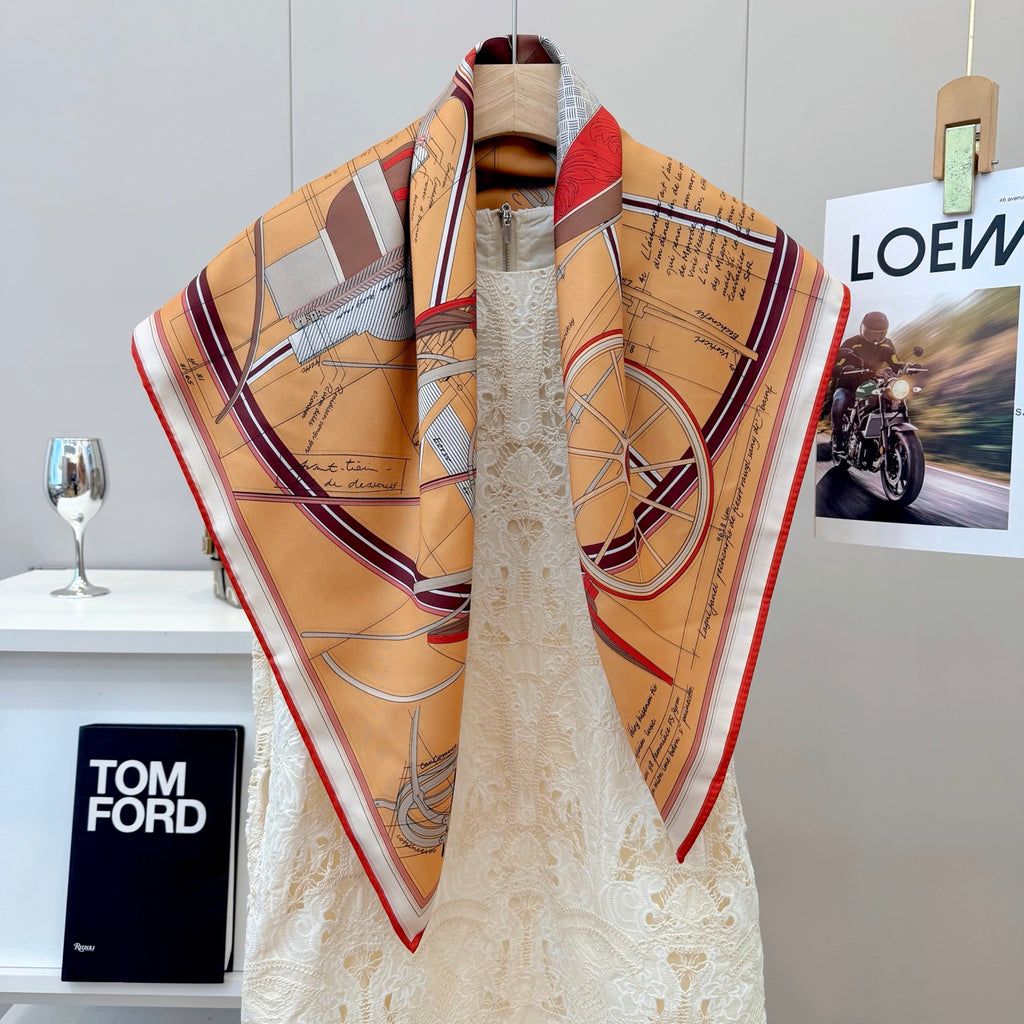 136NH5W Popular Silk Scarve