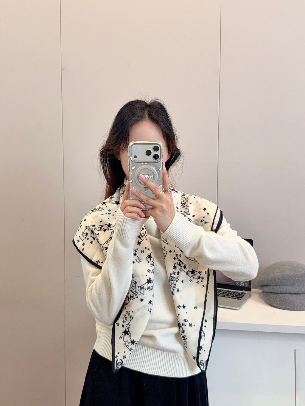 136NC33W Popular Silk Scarve