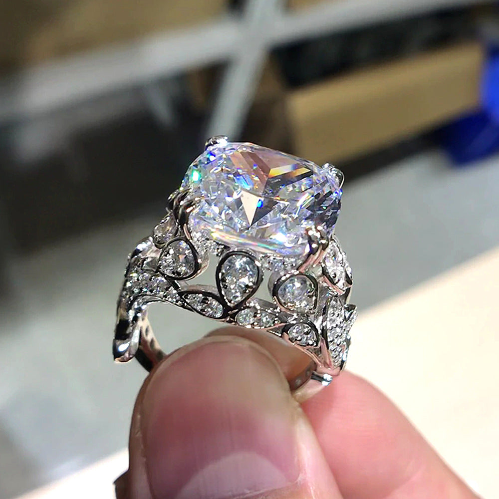 P5QA45J  Popular Moissanite Jewelry Wedding Diamond Ring