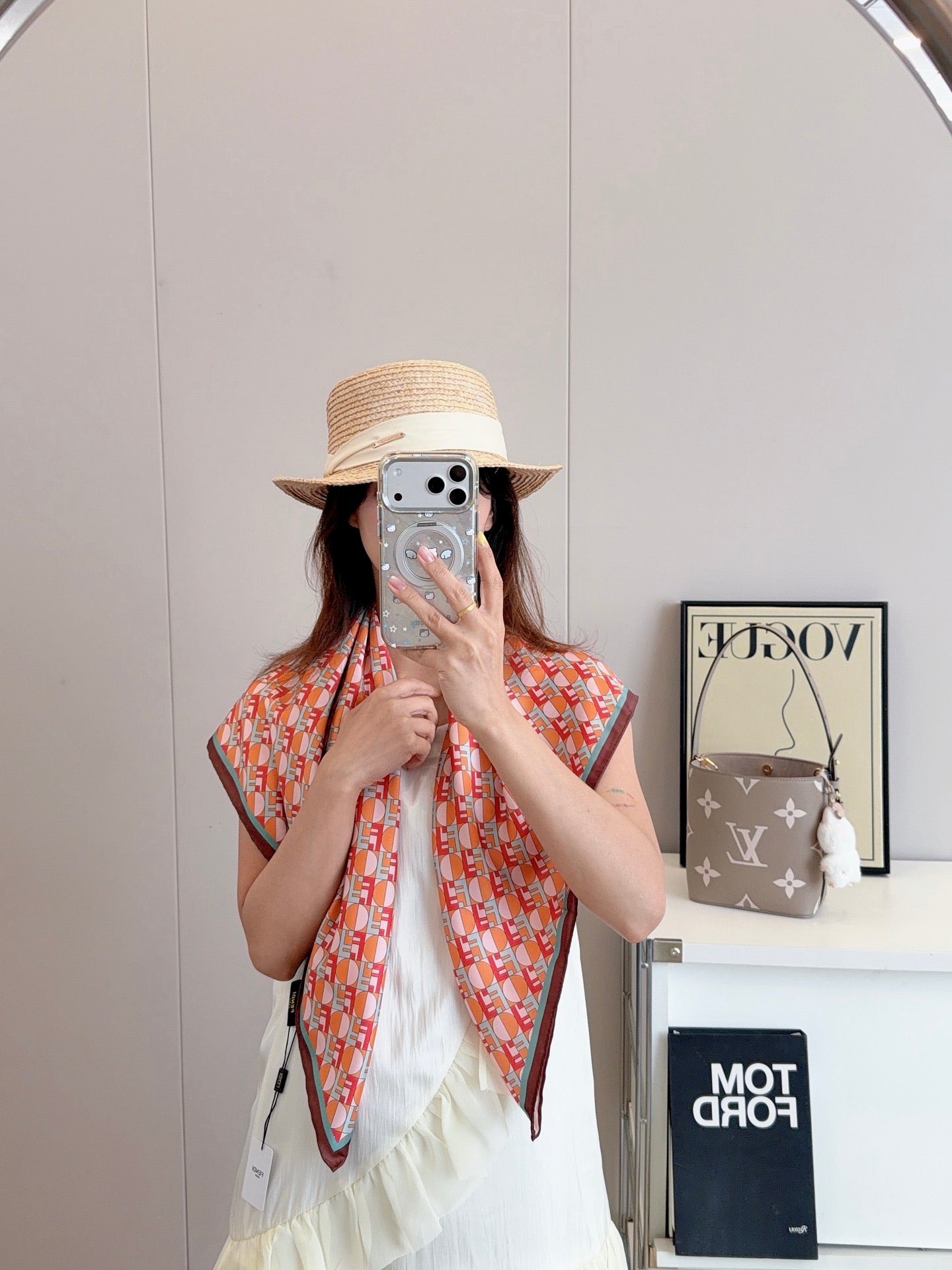 136NF10W Popular Silk Scarve