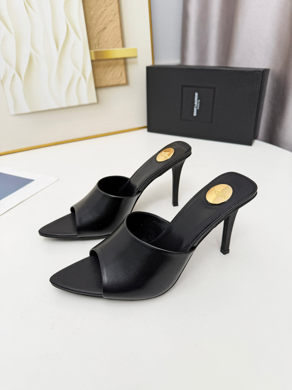 236PSL6Z Popular high-quality leather Shoes(heel-height 9cm)