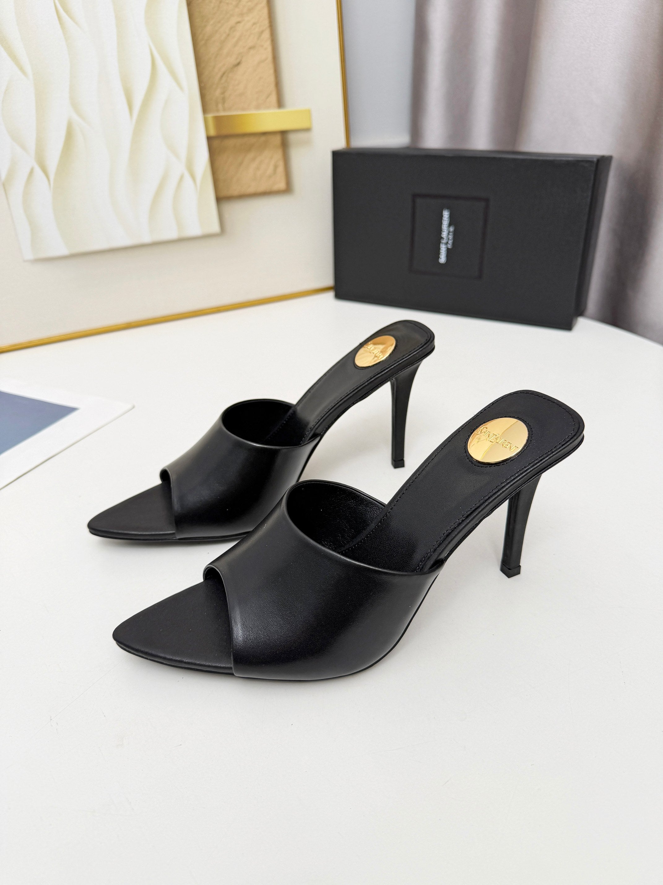 236PSL6Z Popular high-quality leather Shoes(heel-height 9cm)