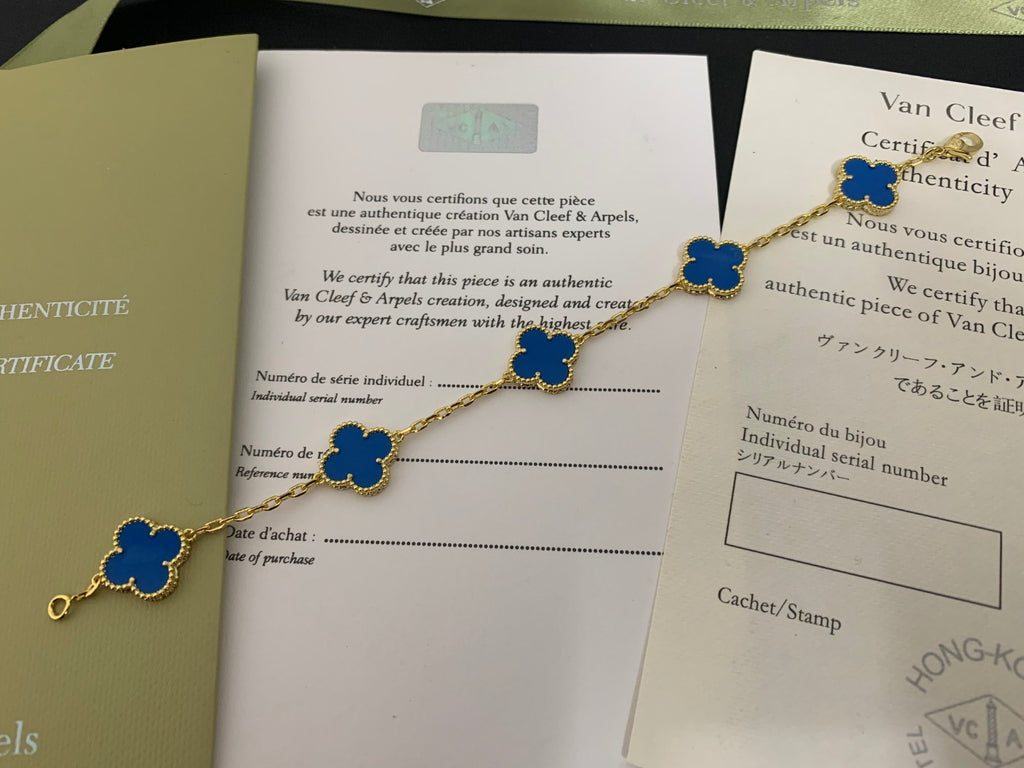 5XVA180K  Popular bracelets 5 flowers normal size1.5cm flower
