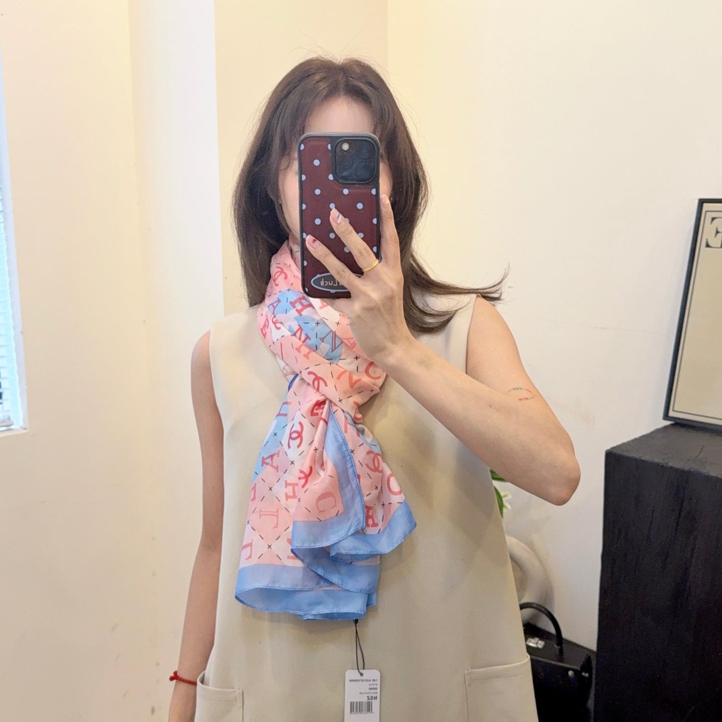 135ZC204W Popular Silk Scarve