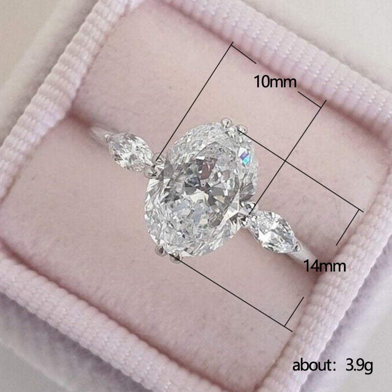 P5QA28J  Popular Moissanite Jewelry Wedding Diamond Ring