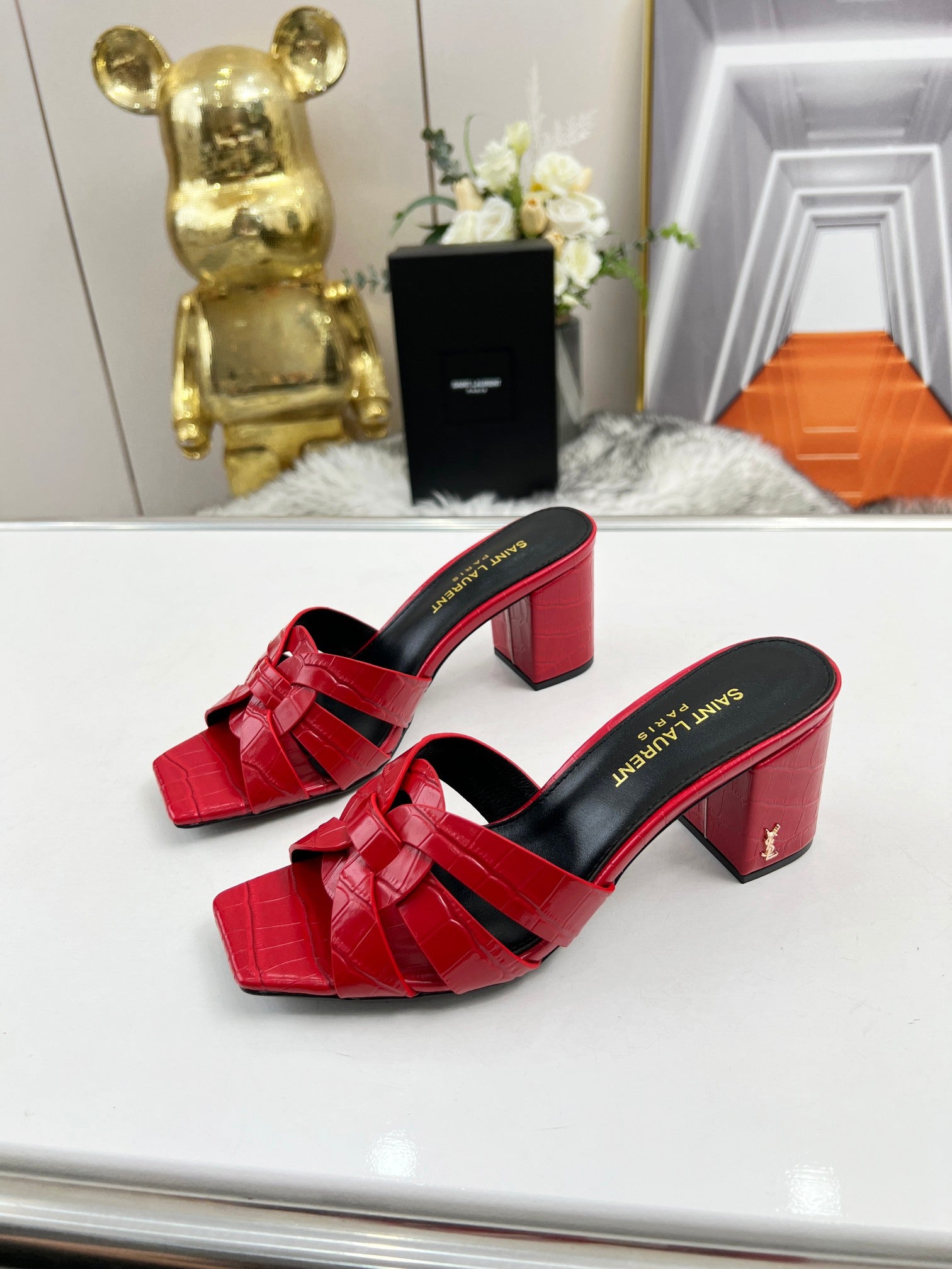 285ZSL35Z  Popular leather High heels(Heel height 6.5CM)