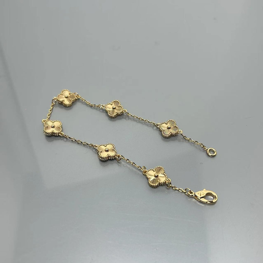 5XVA183K  Popular bracelets 6 flowers mini size 0.9cm flower