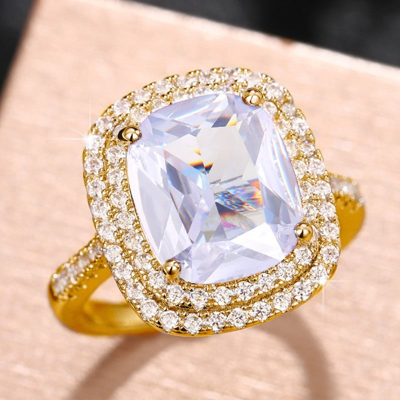 P5QA6J  Popular Moissanite Jewelry Wedding Diamond Ring