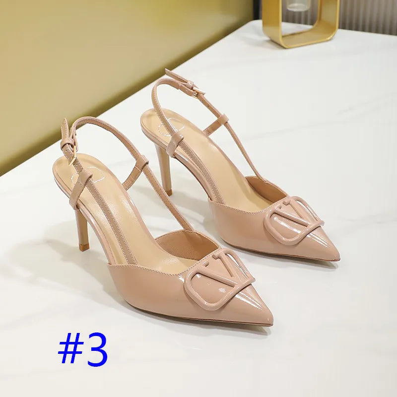 245RVL21Z Popular leather  High heels