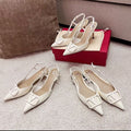 295NVL17Z  Popular  leather  High heels