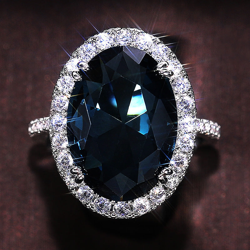 P5QA43J  Popular Moissanite Jewelry Wedding Diamond Ring