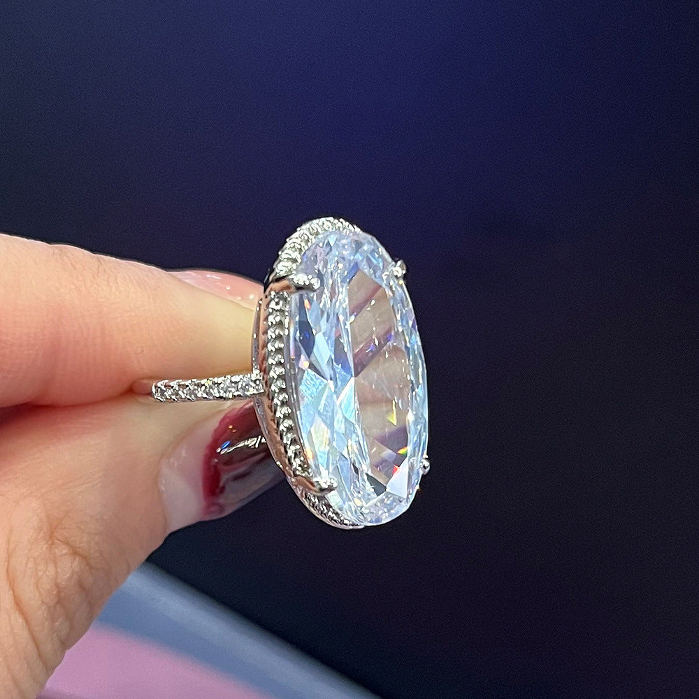 P5QA31J  Popular Moissanite Jewelry Wedding Diamond Ring