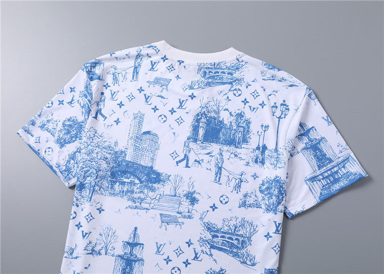 135WE107U  Popular shirt and shorts set