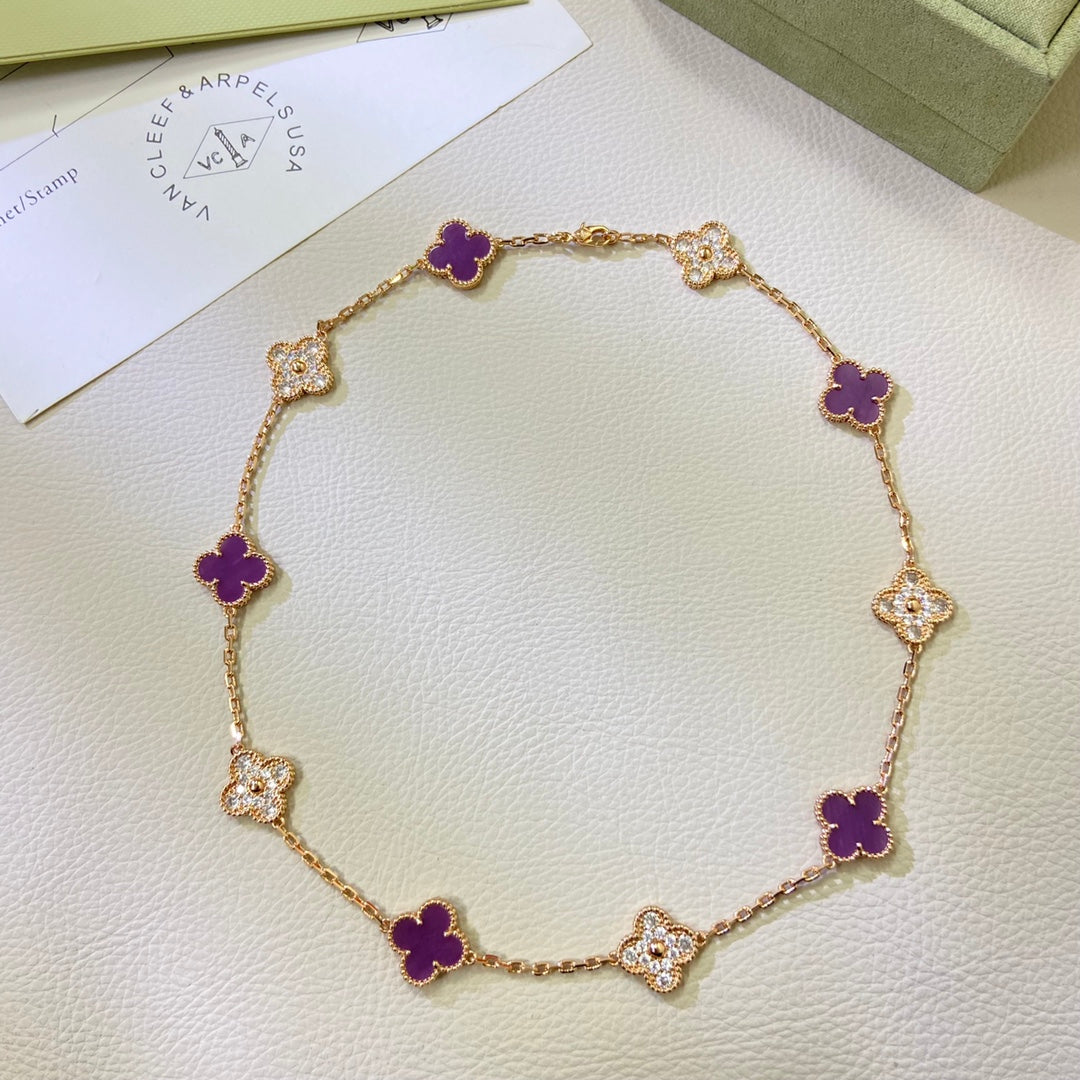 55QVA265X Popular 10 flowers Necklaces