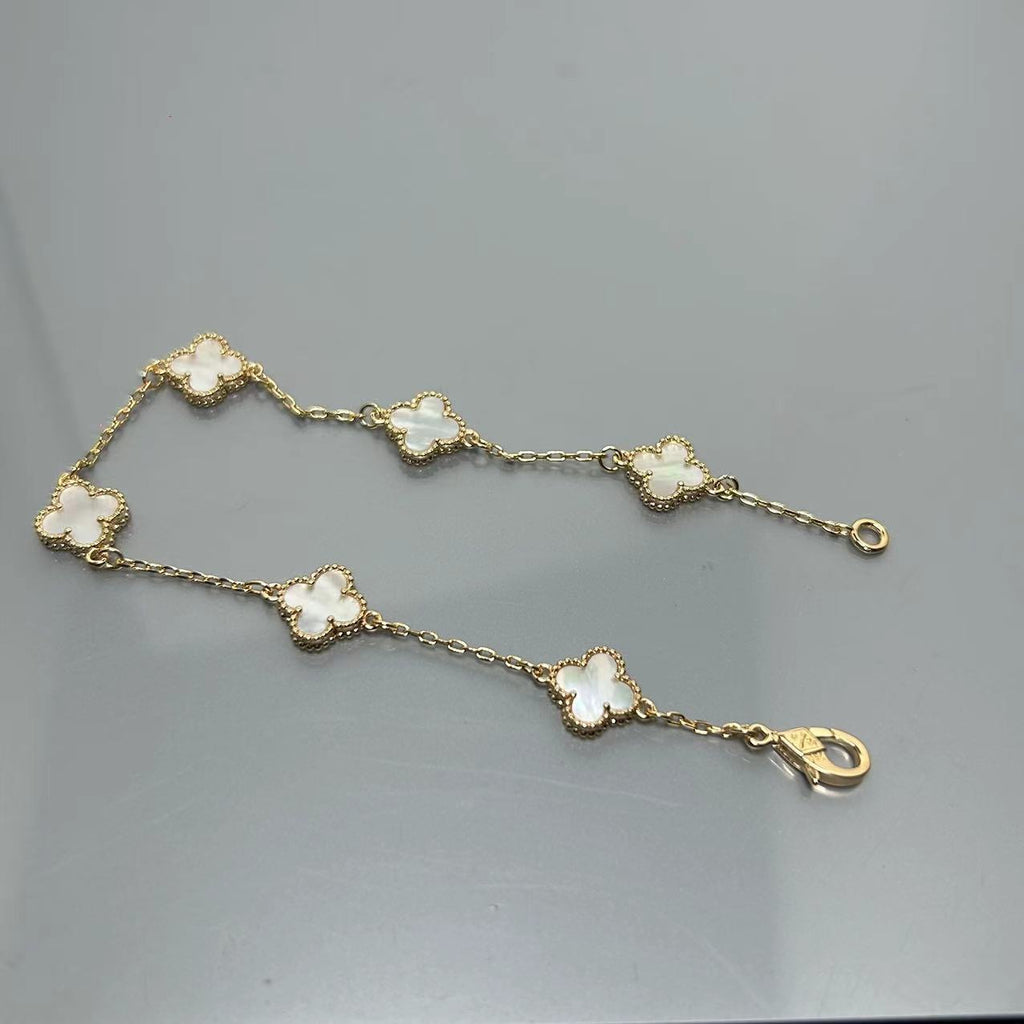 5XVA183K  Popular bracelets 6 flowers mini size 0.9cm flower