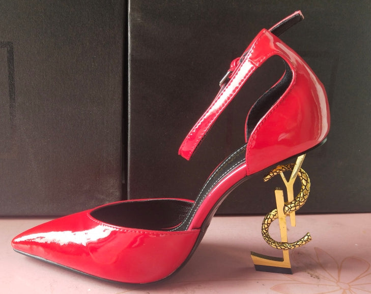 2XSL158Z Popular leather high heels（patent leather）