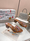 Z2X66A43 Popular high-quality leather slippers