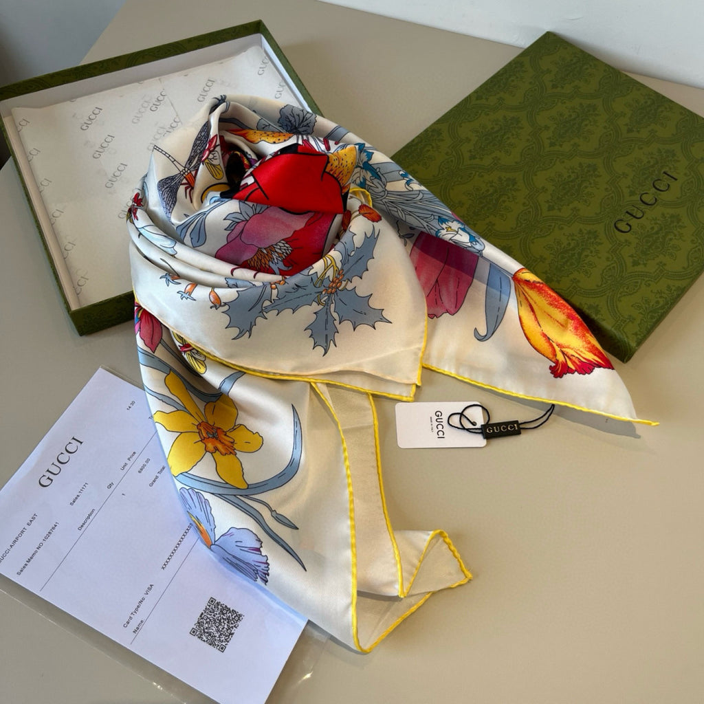 136NB23W Popular Silk Scarve