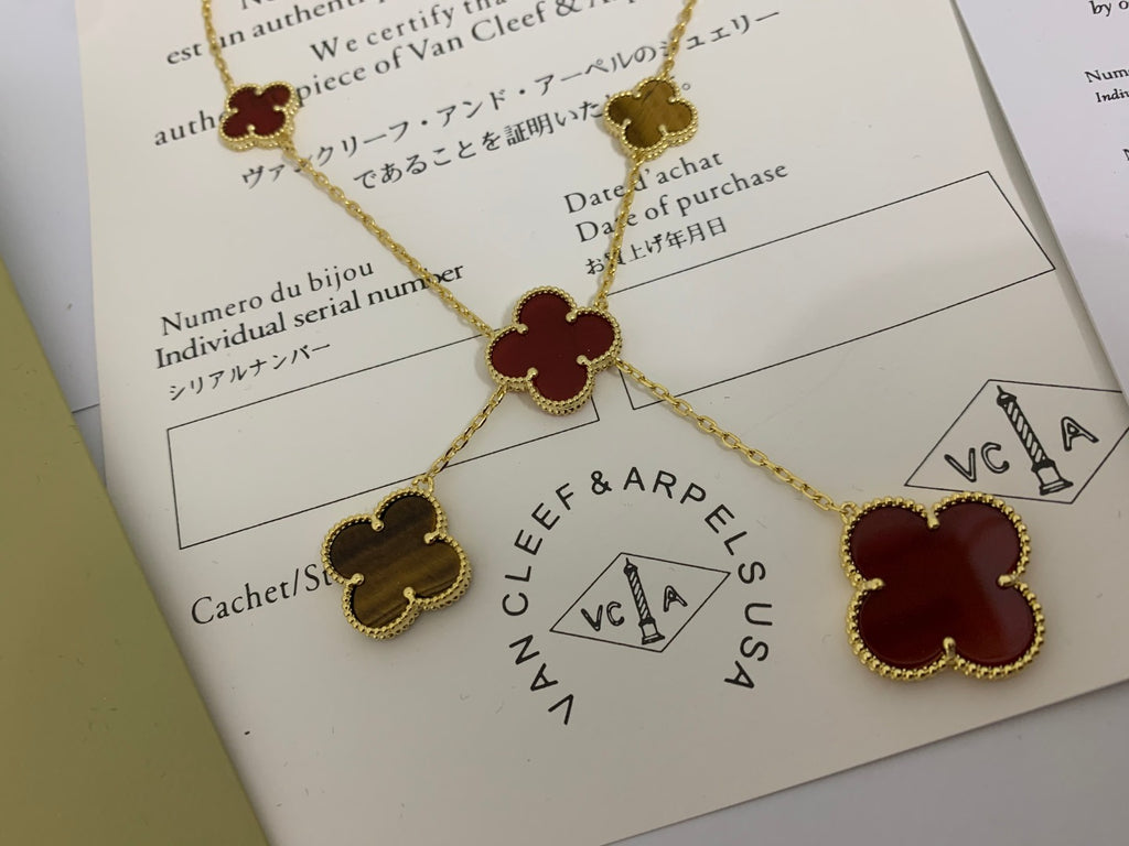 5XVA182K Popular 6 flowers necklaces