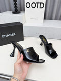 Z2X66C45 Popular leather High heels 9cm