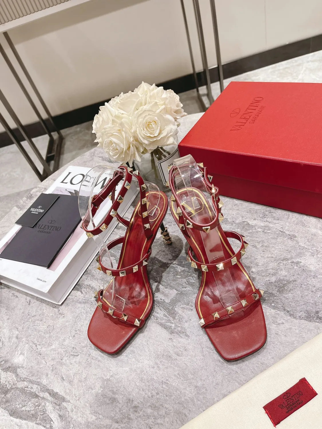 255QVL56Z Popular  leather High heels