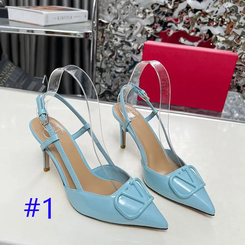 245RVL21Z Popular leather  High heels