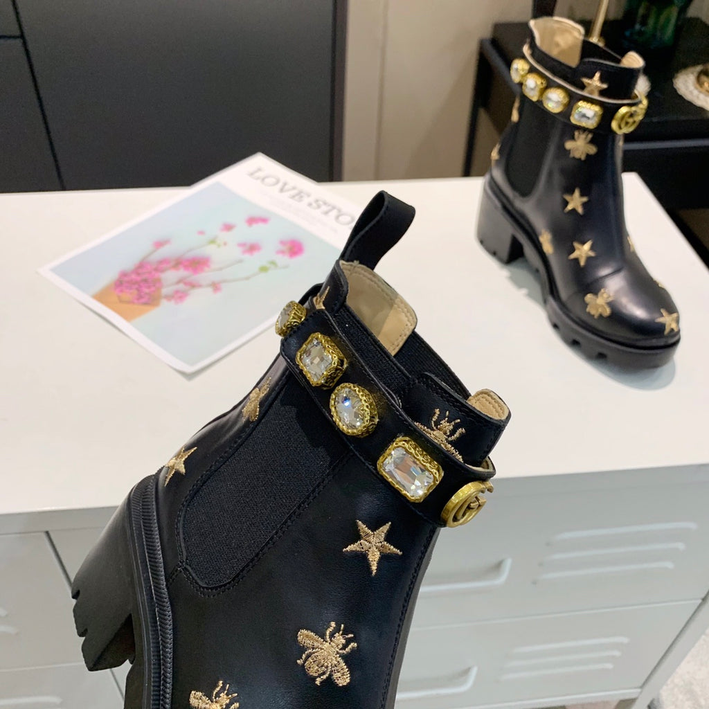2XB199Z Popular leather boot (top layer leather lining)
