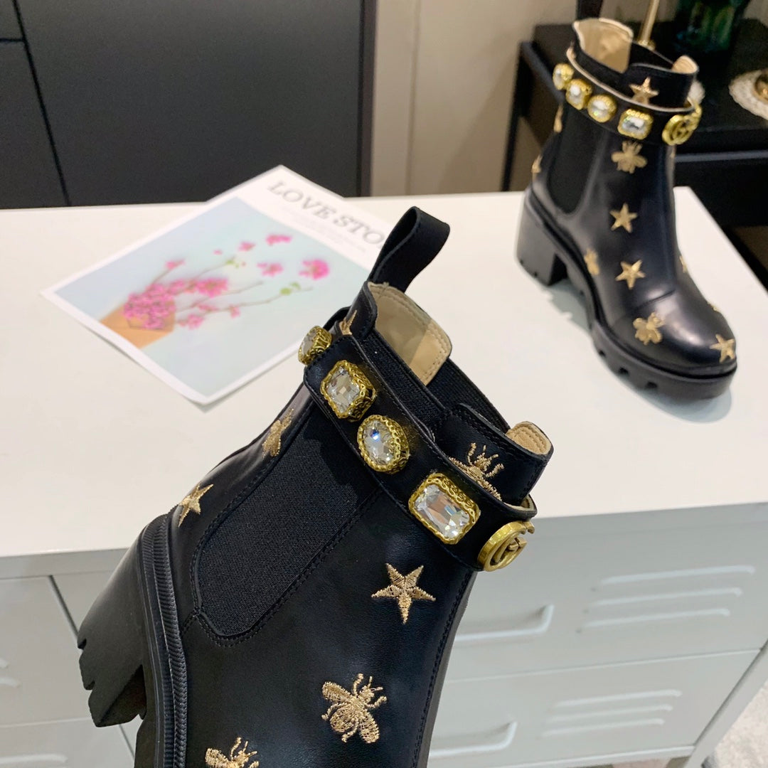 2XB199Z Popular leather boot (top layer leather lining)