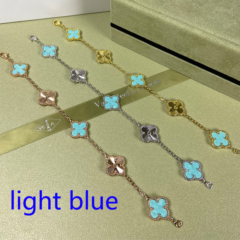 5XVA181K  Popular bracelets  5 flowers normal size1.5cm flower