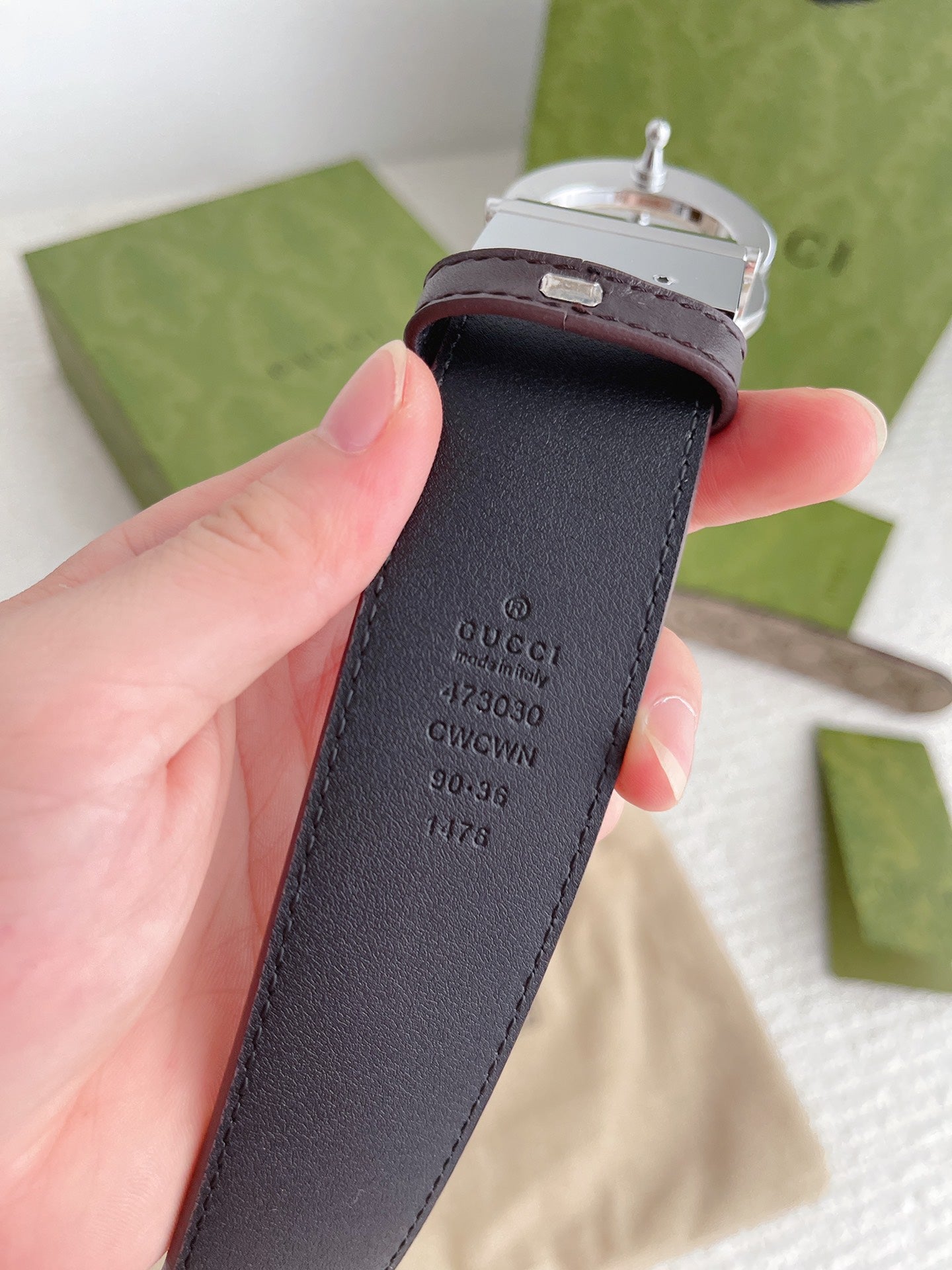 185NB1P Popular high-quality leather belt