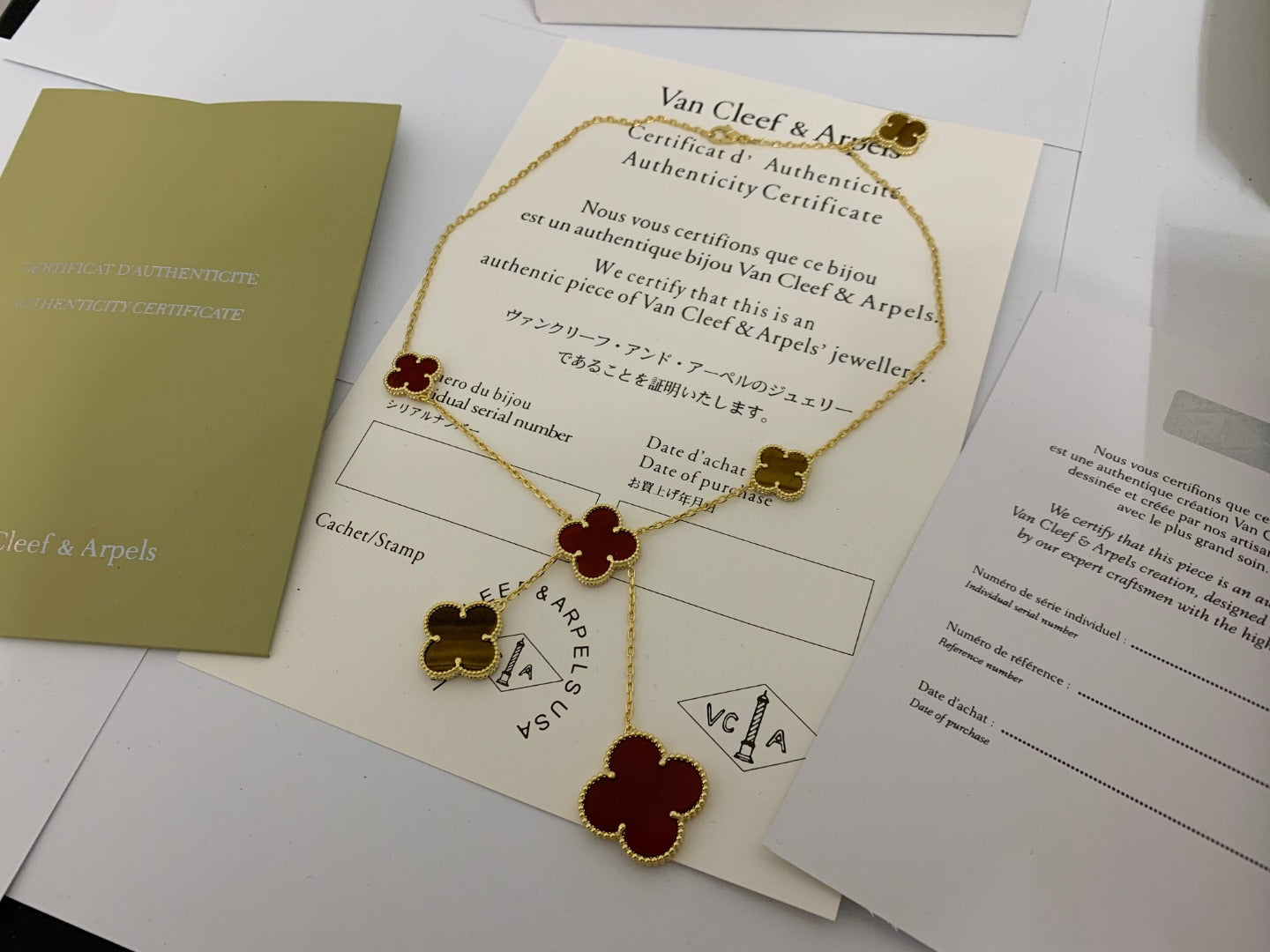 5XVA182K Popular 6 flowers necklaces