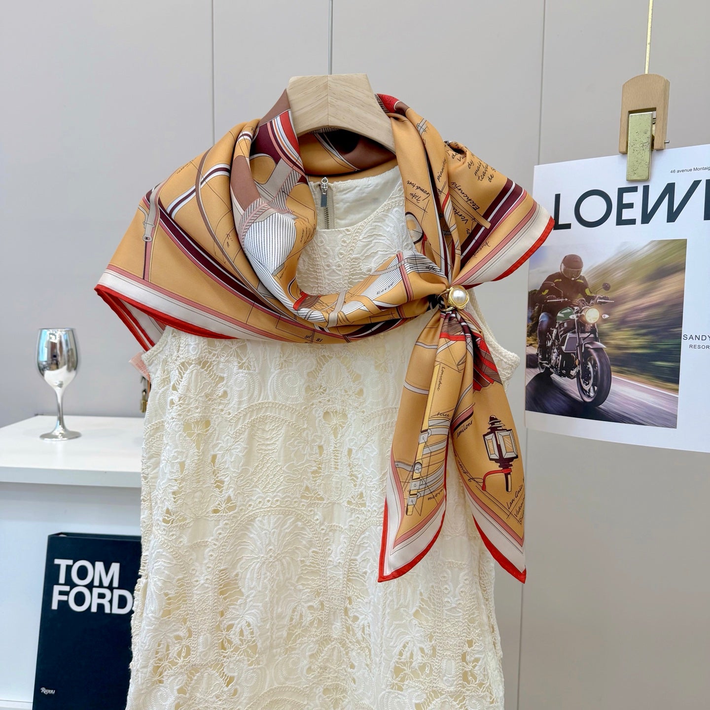 136NH5W Popular Silk Scarve