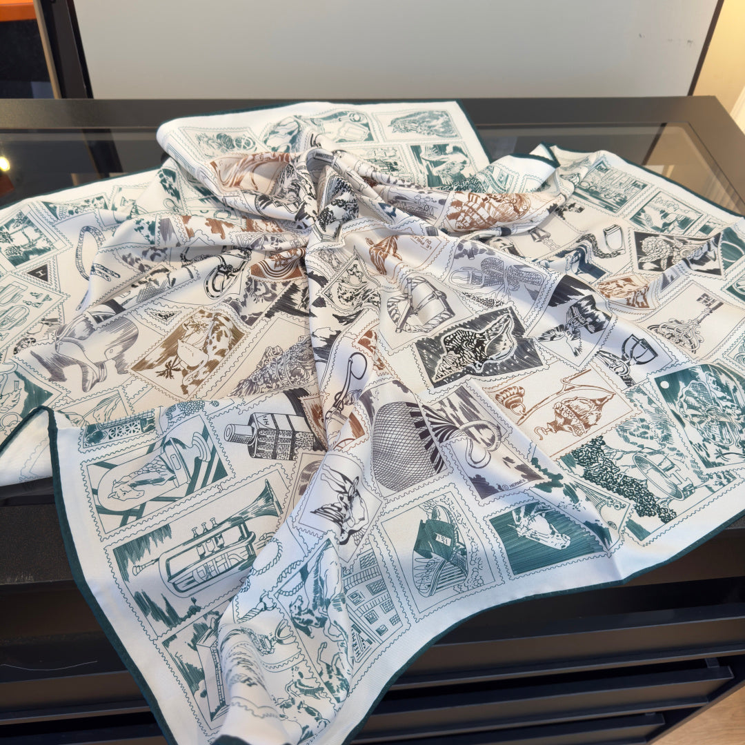 146NH34W Popular Silk Scarve