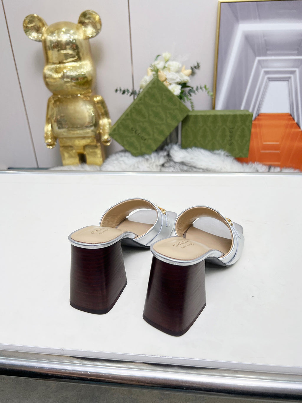 275NB11Z  Popular leather High heels