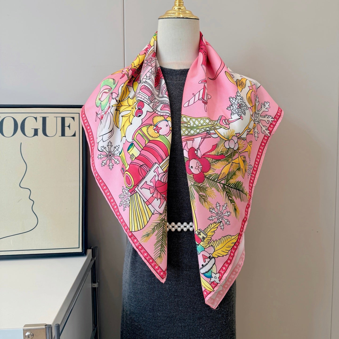 136NE6W Popular Silk Scarve