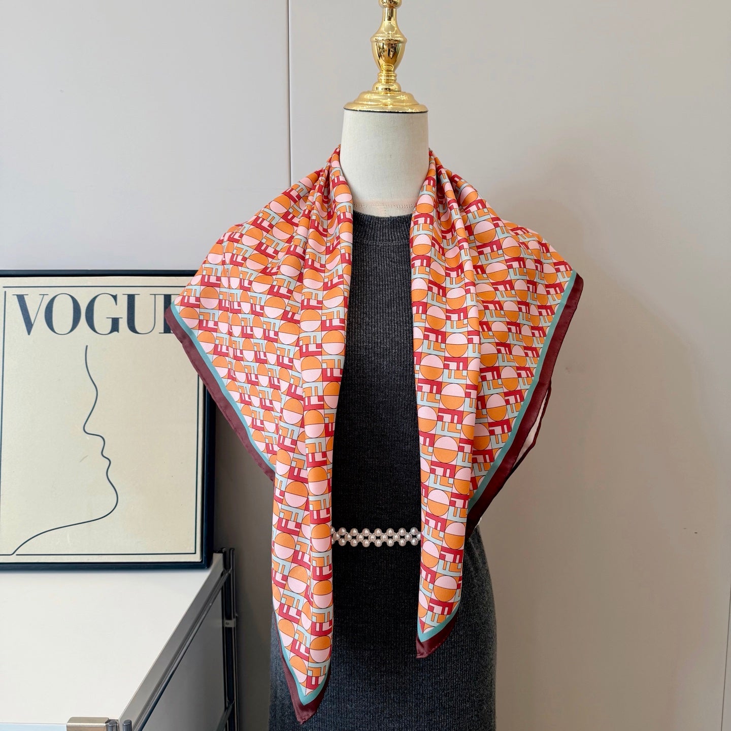 136NF10W Popular Silk Scarve