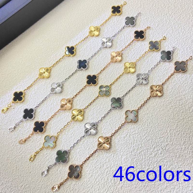5XVA181K  Popular bracelets  5 flowers normal size1.5cm flower