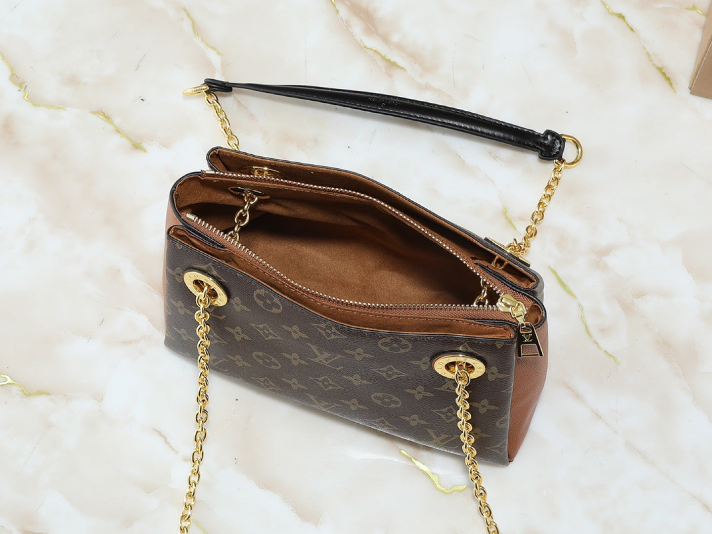 136PE75B Popular leather bag