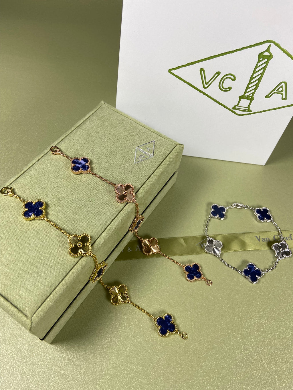 5XVA181K  Popular bracelets  5 flowers normal size1.5cm flower