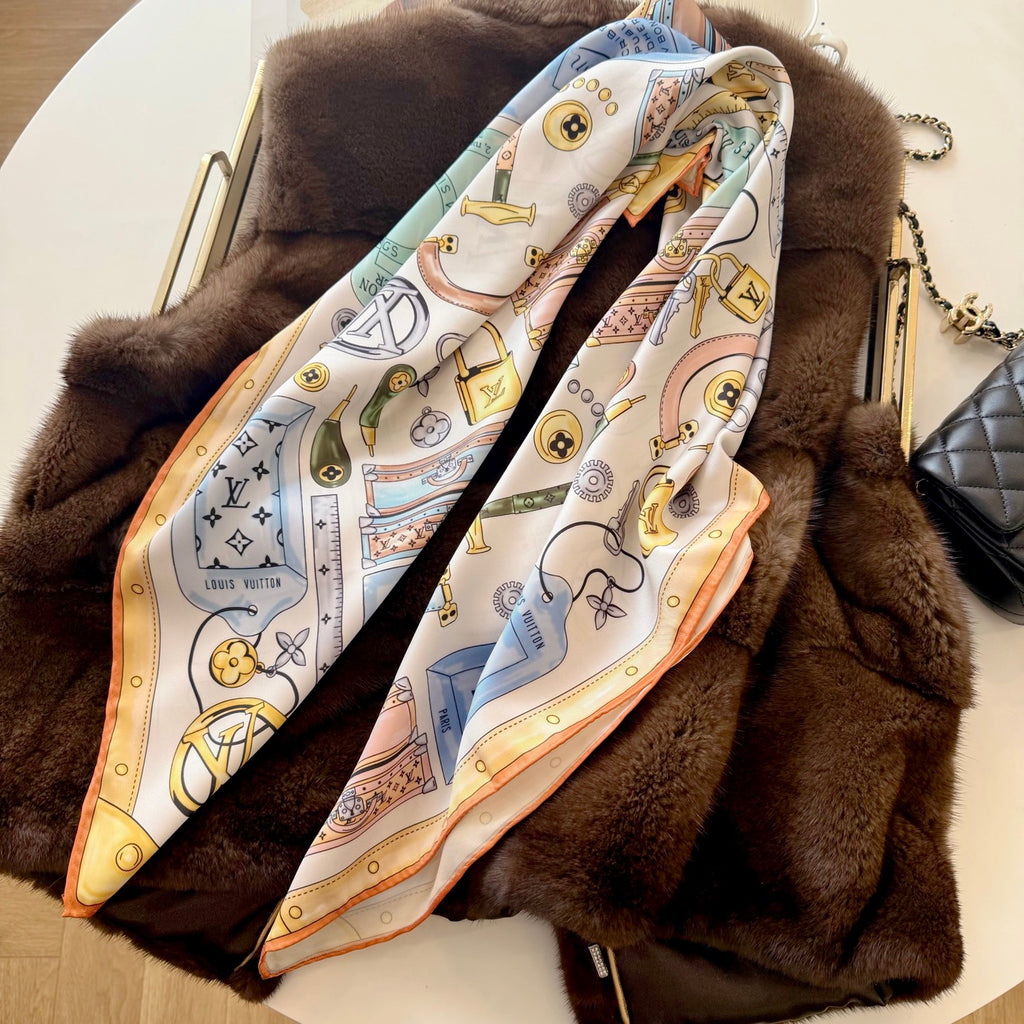 136NE18W Popular Silk Scarve