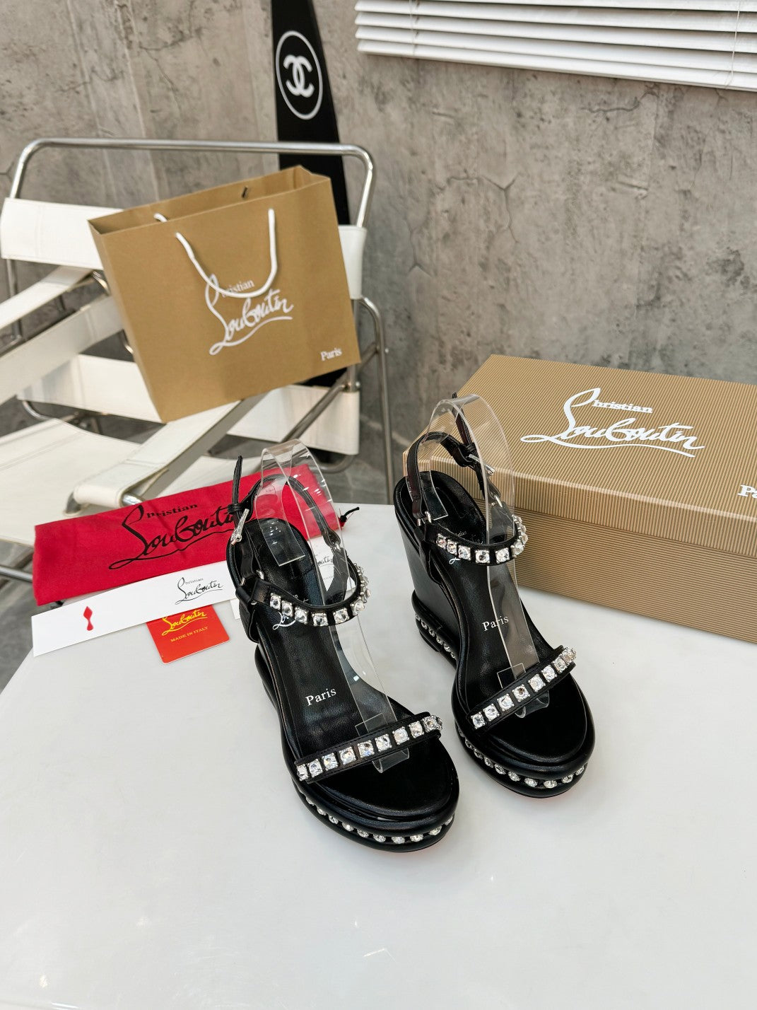 J4A11Z Popular leather High heels12cm heel