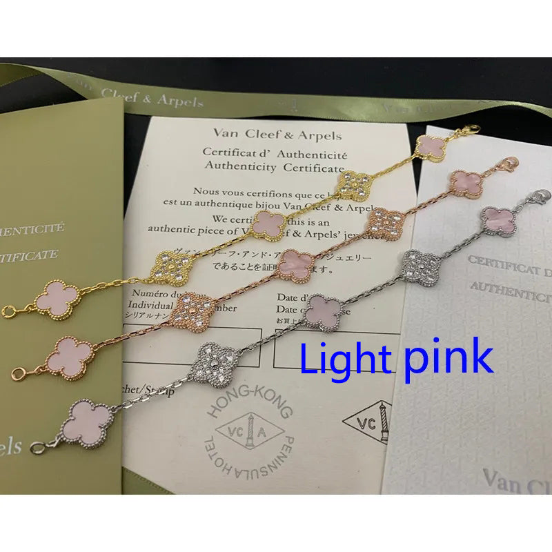 5XVA179K  Popular bracelets 5 flowers normal size1.5cm flower