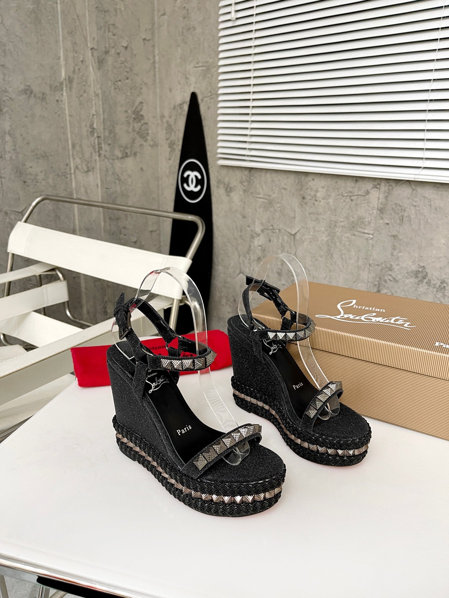 J4A47Z Popular leather High heels 12cm heel