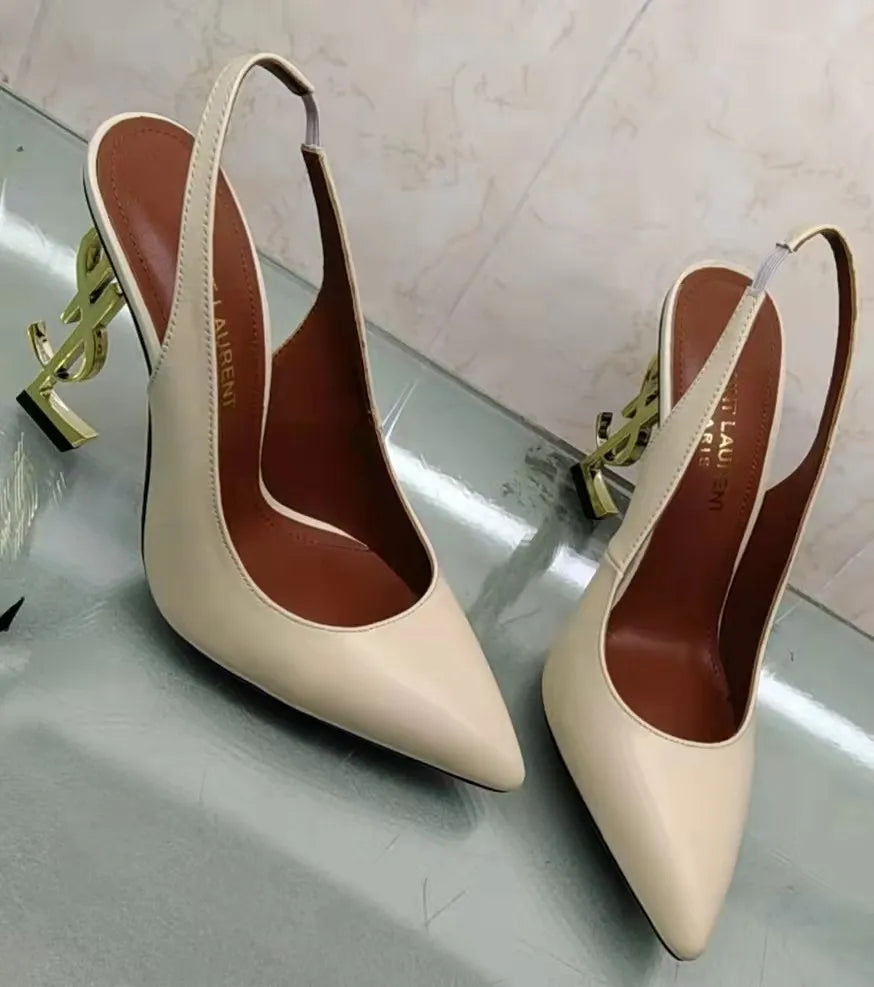 2XSL154Z Popular leather high heels(10.5cm)