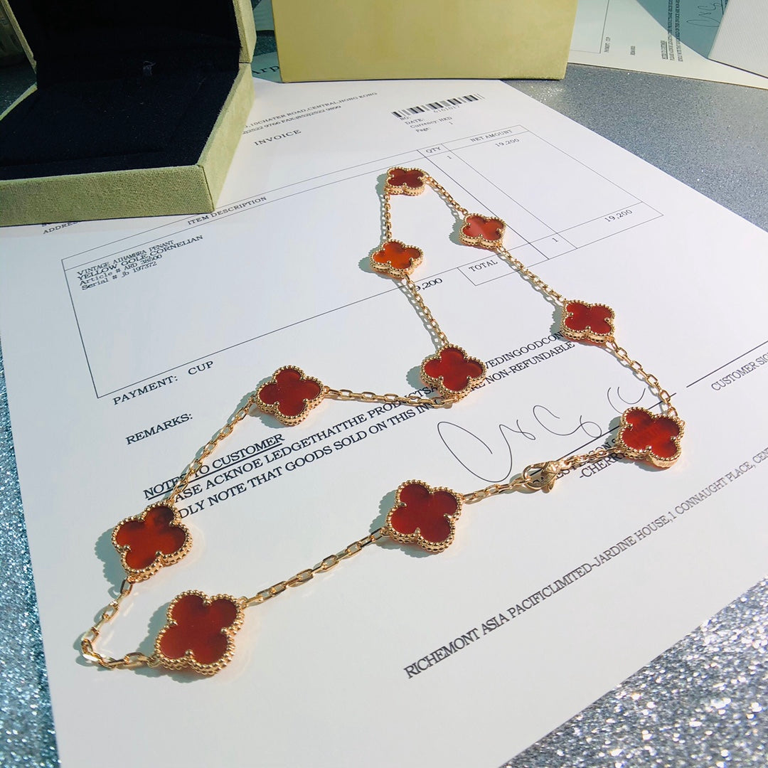 5XVA181X Popular 10 flowers necklaces