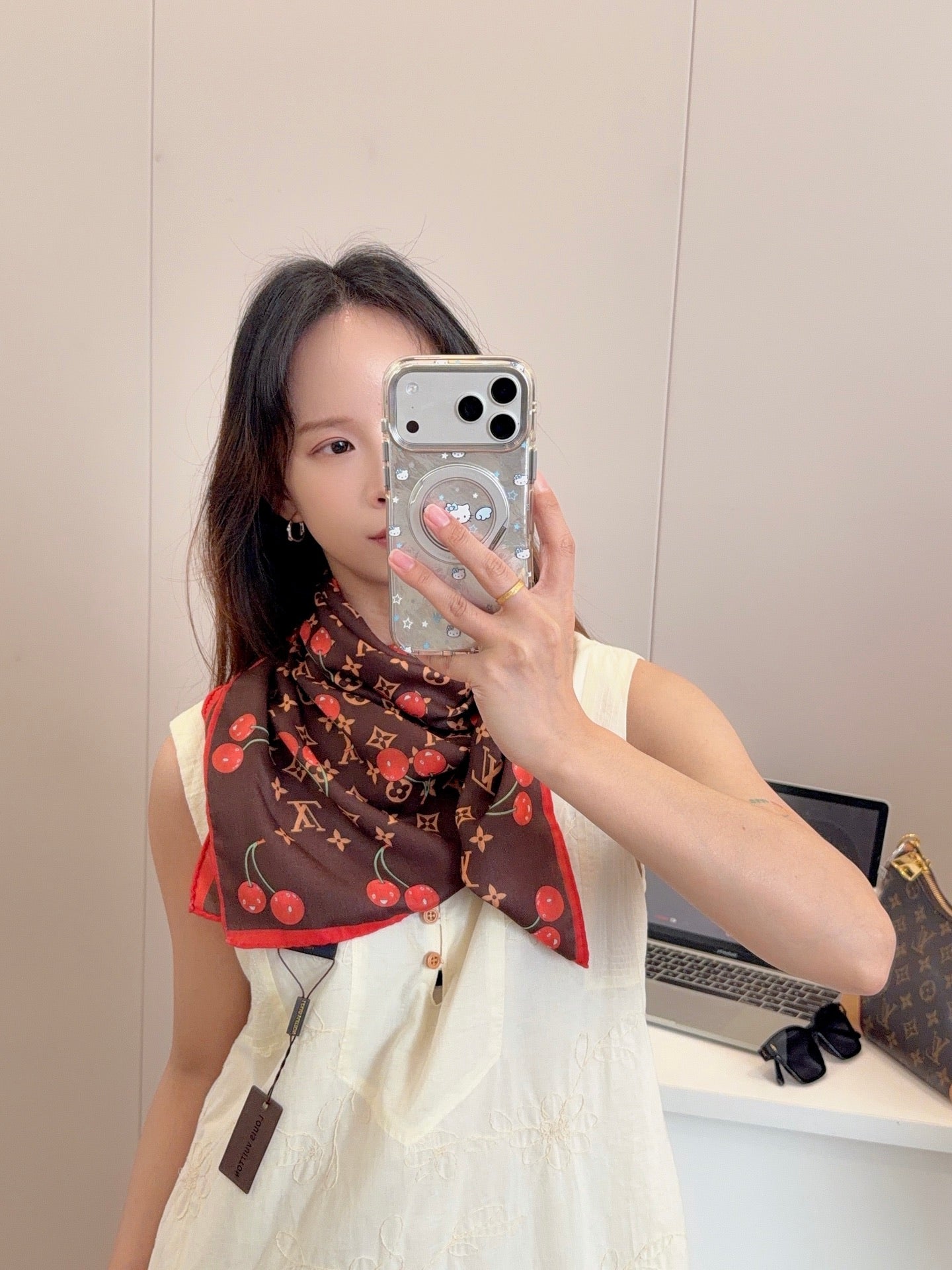 136NE31W Popular Silk Scarve