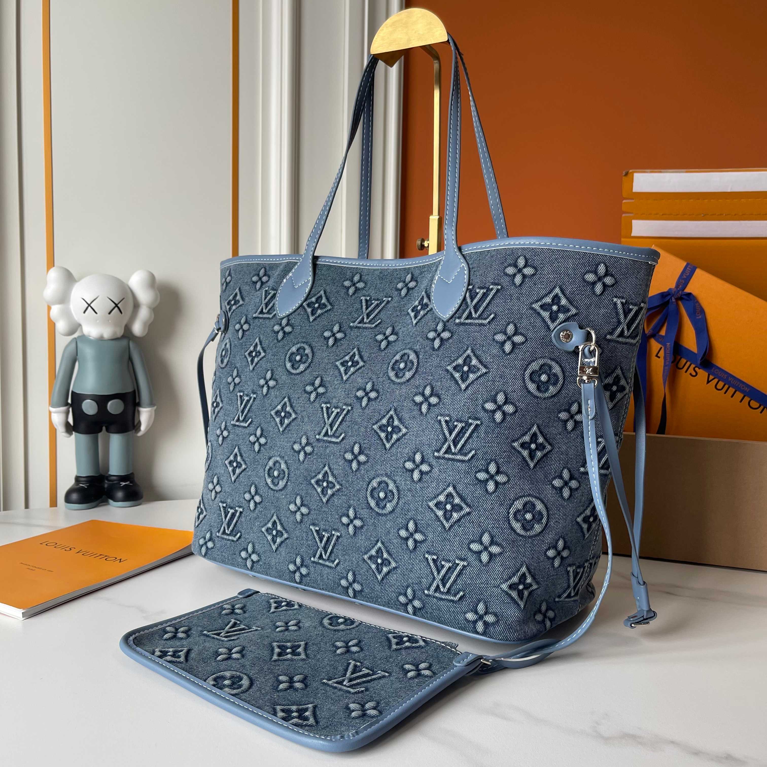 146PE90B Popular denim material bag