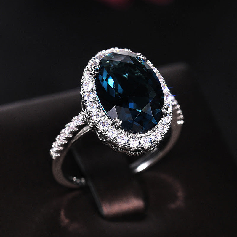 P5QA43J  Popular Moissanite Jewelry Wedding Diamond Ring