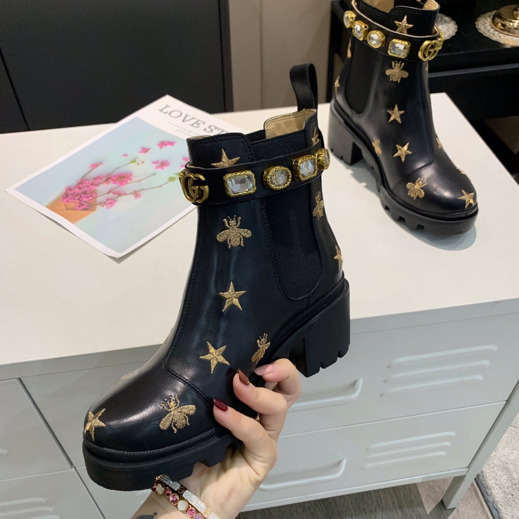 2XB199Z Popular leather boot (top layer leather lining)