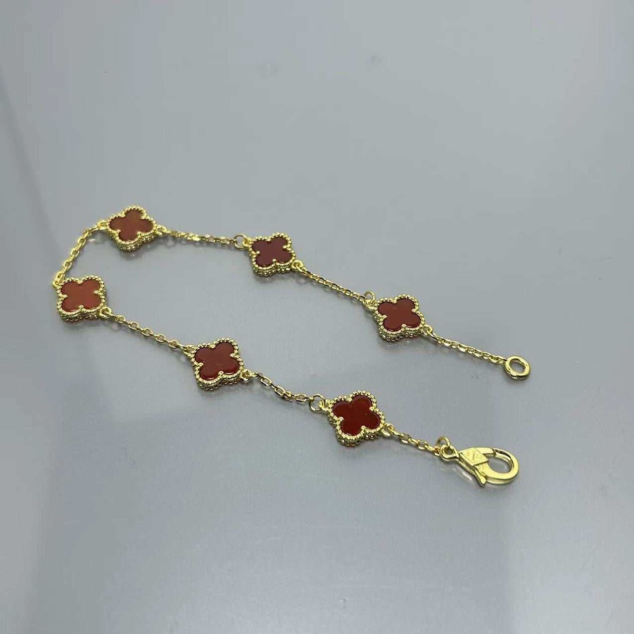 5XVA183K  Popular bracelets 6 flowers mini size 0.9cm flower